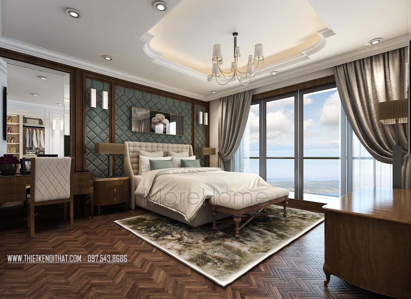 Thi công nội thất khách sạn 5 sao - tân cổ điển tại Hà Nội